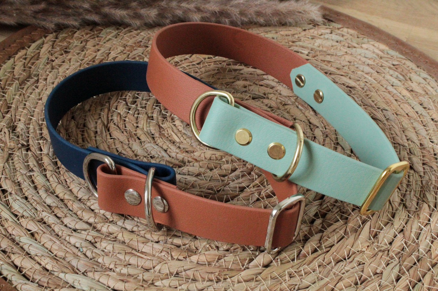 Biothane® Halsband 'Zugstopp Easy Twin' Gestalte selbst