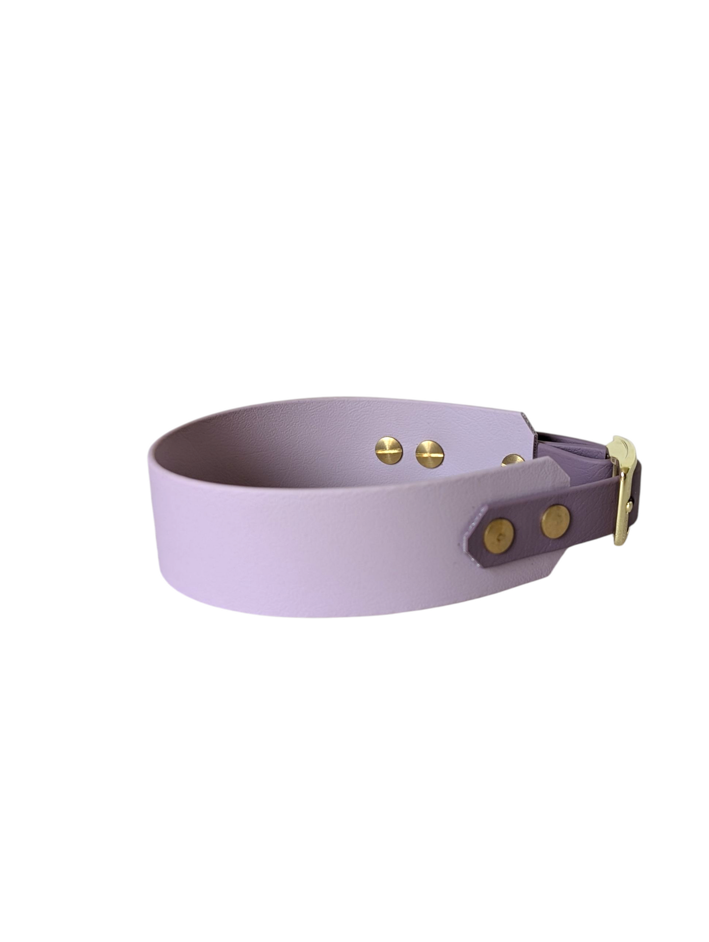 Biothane® Halsband 'Twin' lavendel/mauve