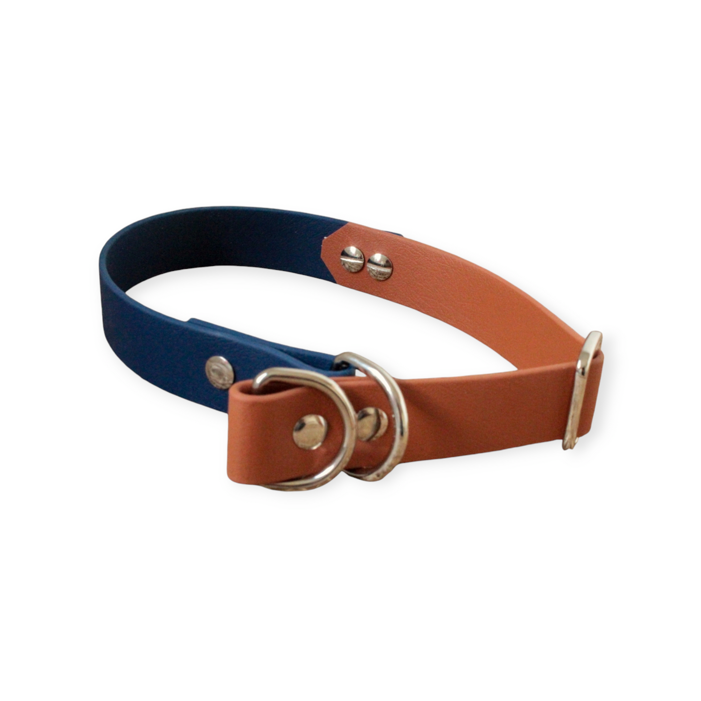 Zugstopphalsband Biothane® marine cognac
