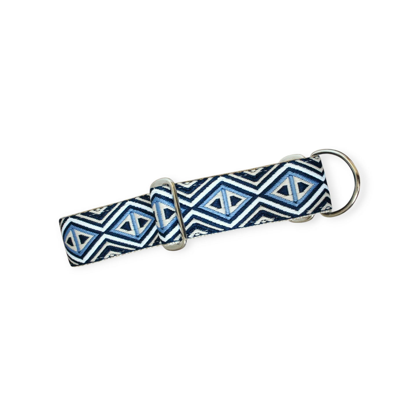 Halsband Zugstopp blau