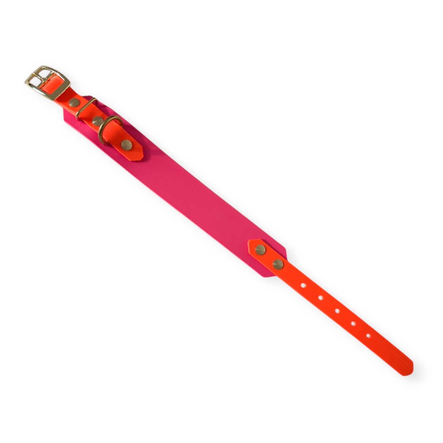 Biothane® Halsband 'Pink orange'