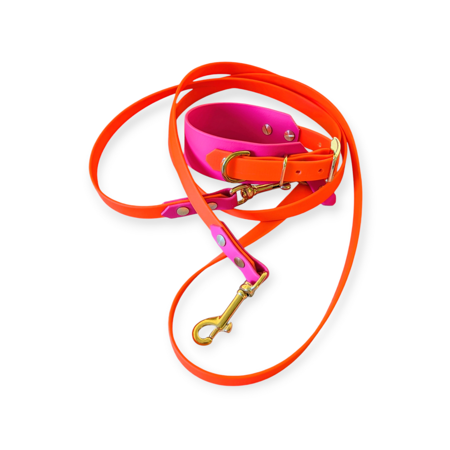 Biothane® Leine 'Pink orange'