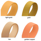 Biothane®Halsband  'Twin' Gestalte selbst, uni oder zweifarbig