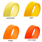 Biothane®Halsband  'Twin' Gestalte selbst, uni oder zweifarbig