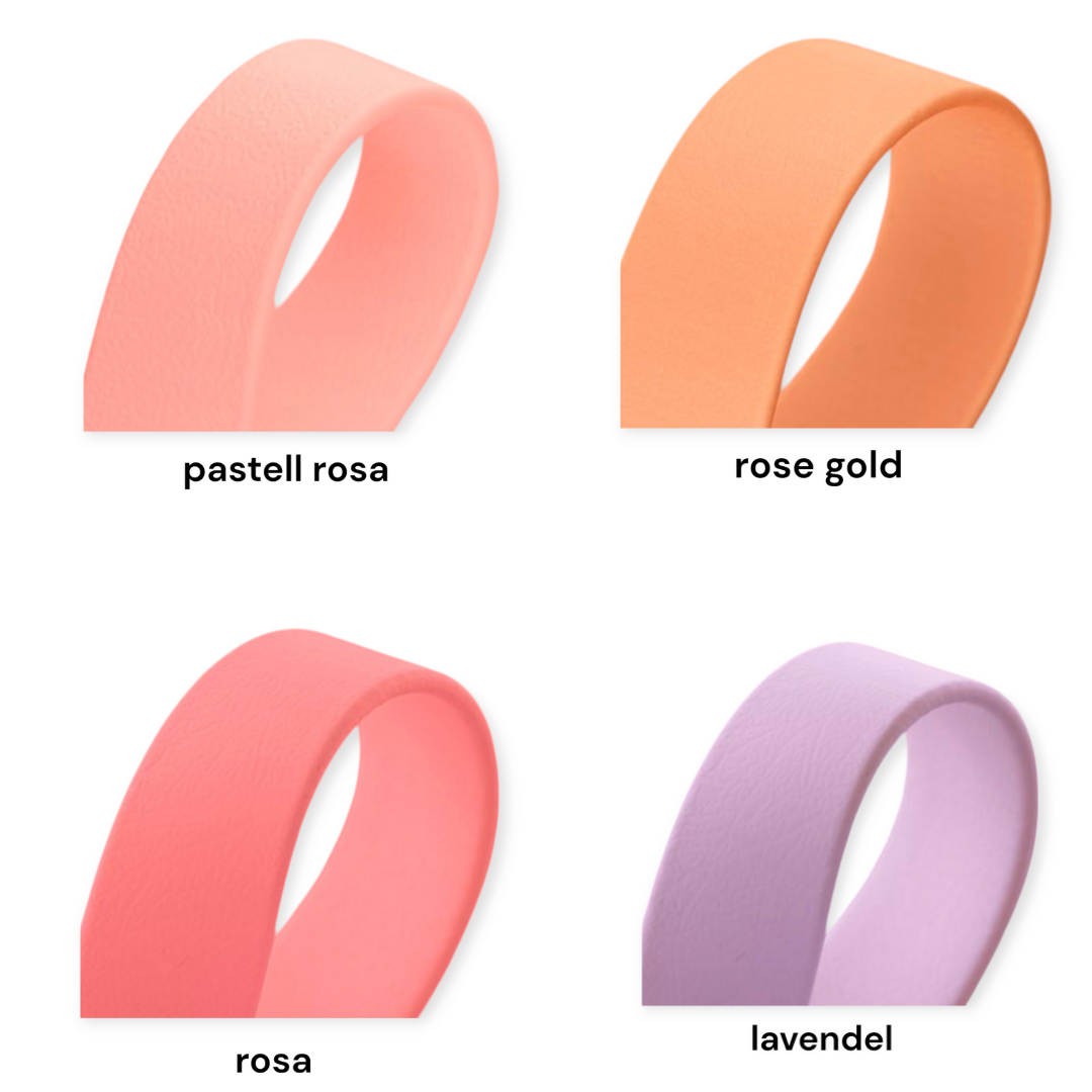 Biothane®Halsband  'Twin' Gestalte selbst, uni oder zweifarbig