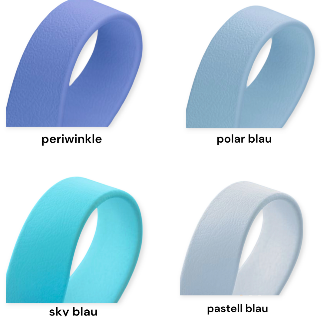 Biothane®Halsband  'Twin' Gestalte selbst, uni oder zweifarbig