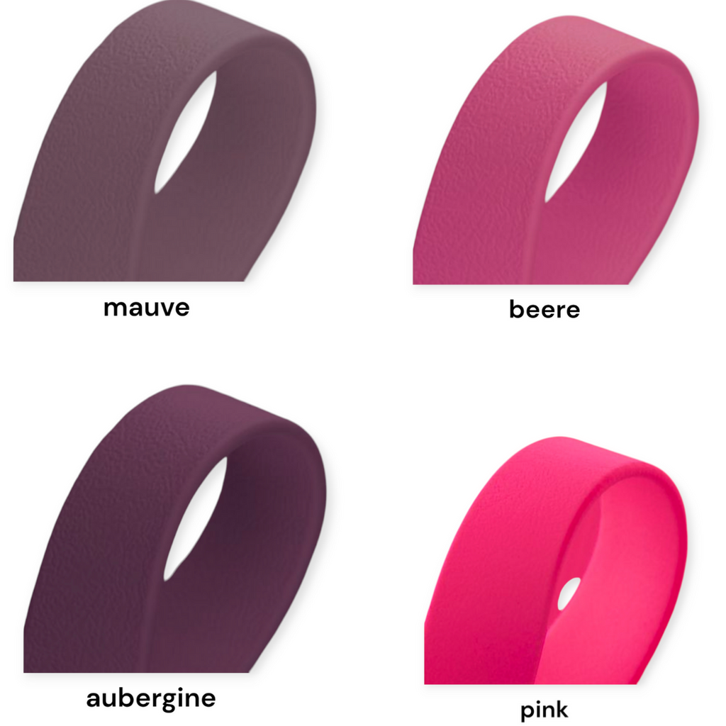 Biothane®Halsband  'Twin' Gestalte selbst, uni oder zweifarbig