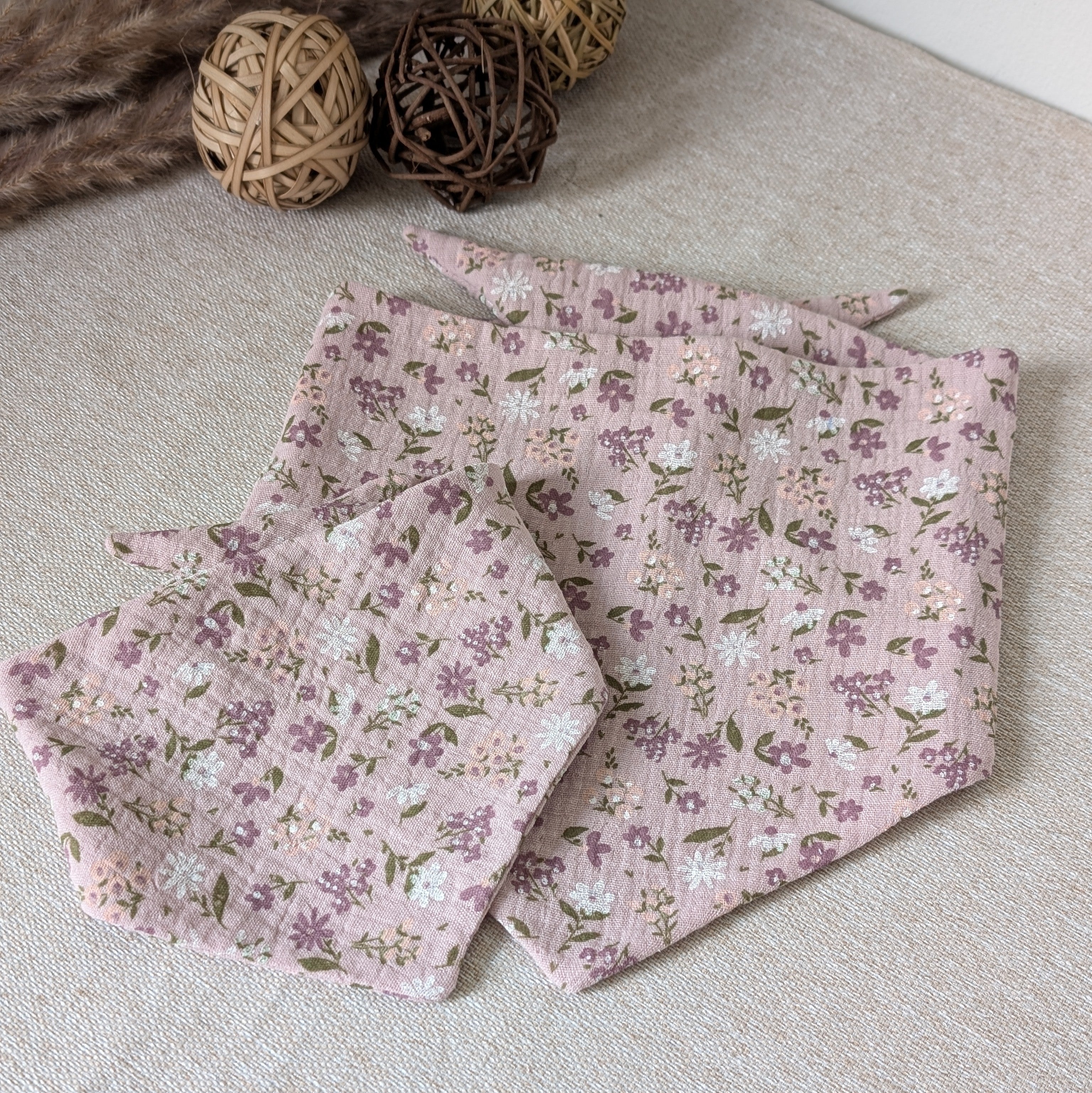 Halstuch ' Rosalie' aus Baumwoll Musselin