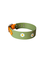Biothane® Halsband 'Green Daisy'