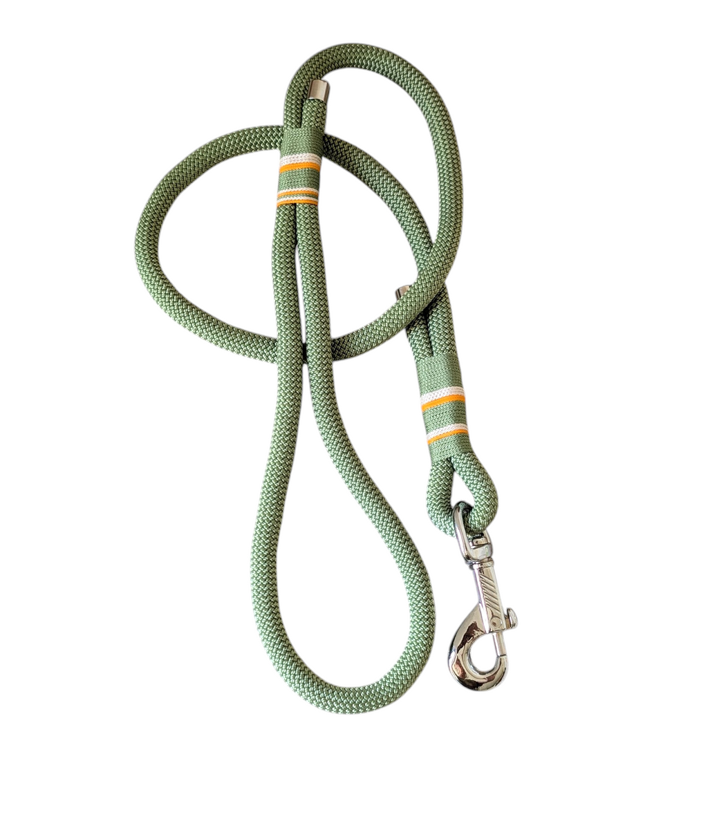 Biothane® Halsband 'Green Daisy'