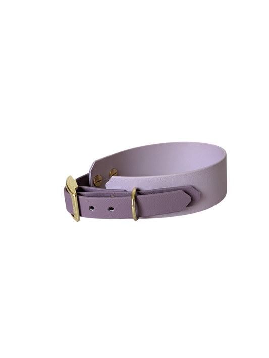Biothane® Halsband 'Twin' lavendel/mauve