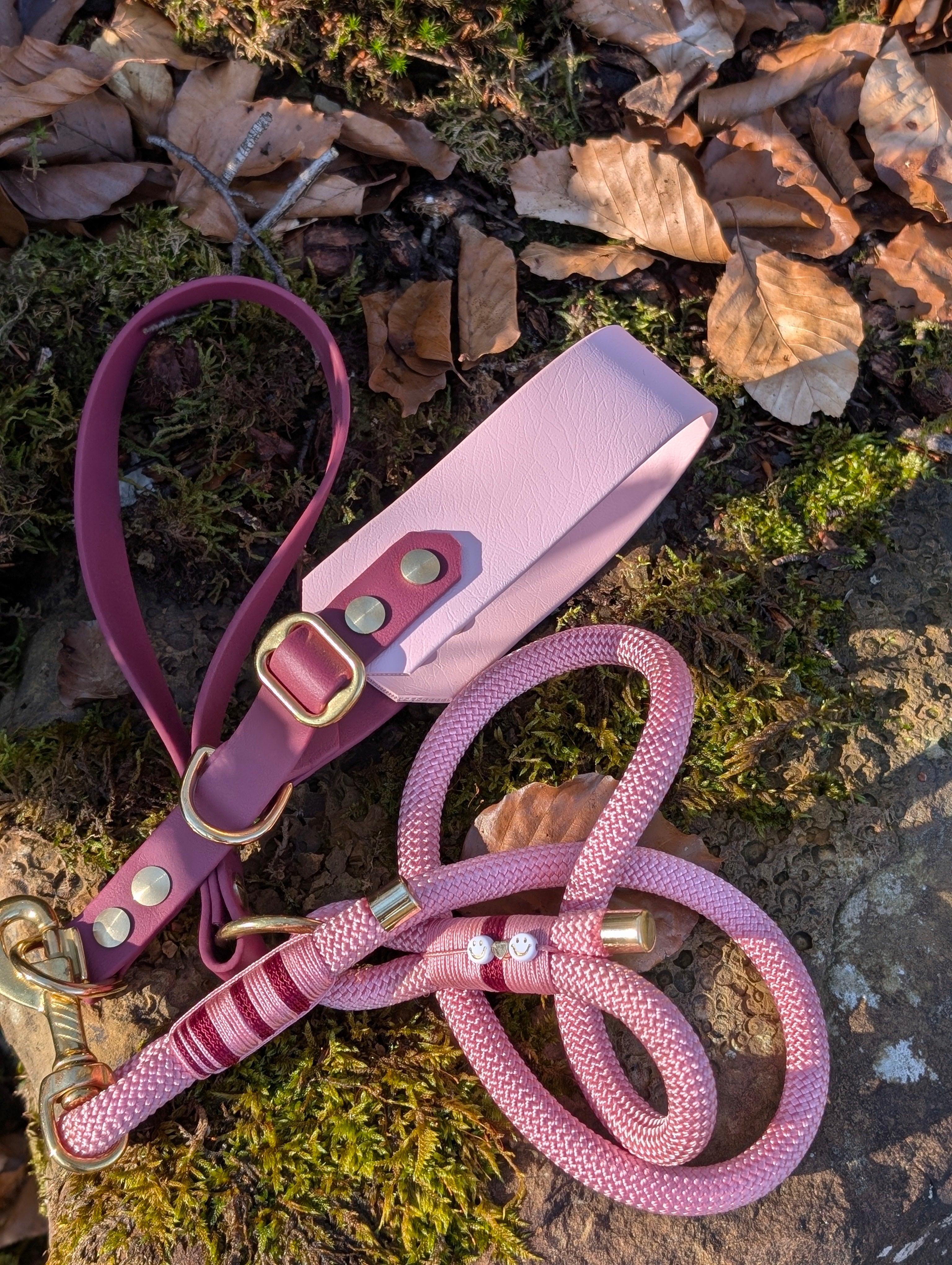 Halsband Zugstopp Velvet Blush