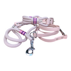 Set Halsband & Leine aus Tau ' Pearl Summer' - alle Größen