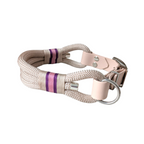 Set Halsband & Leine aus Tau ' Pearl Summer' - alle Größen