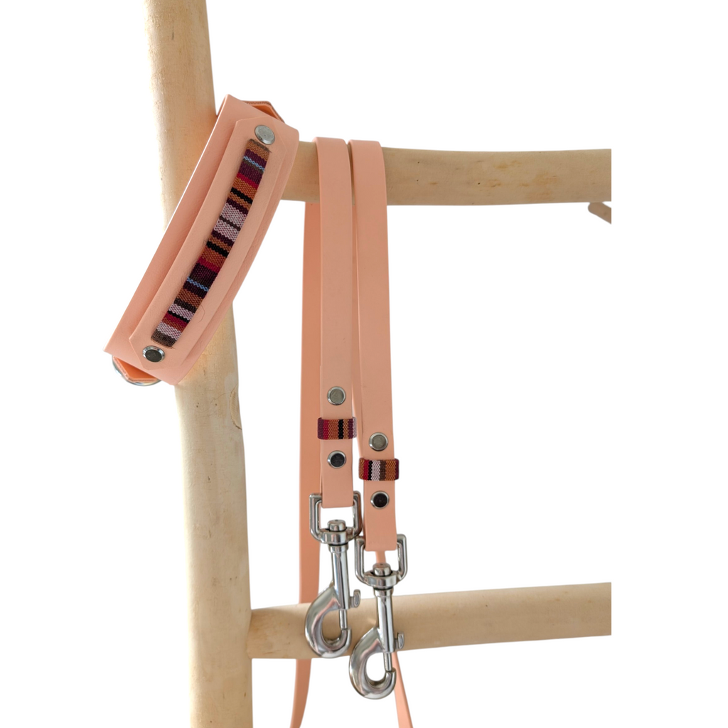 Set Halsband & Leine aus Biothane® ' Ethno MaLu'