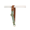 Biothane® Halsband Zugstopp in salbei / cognac