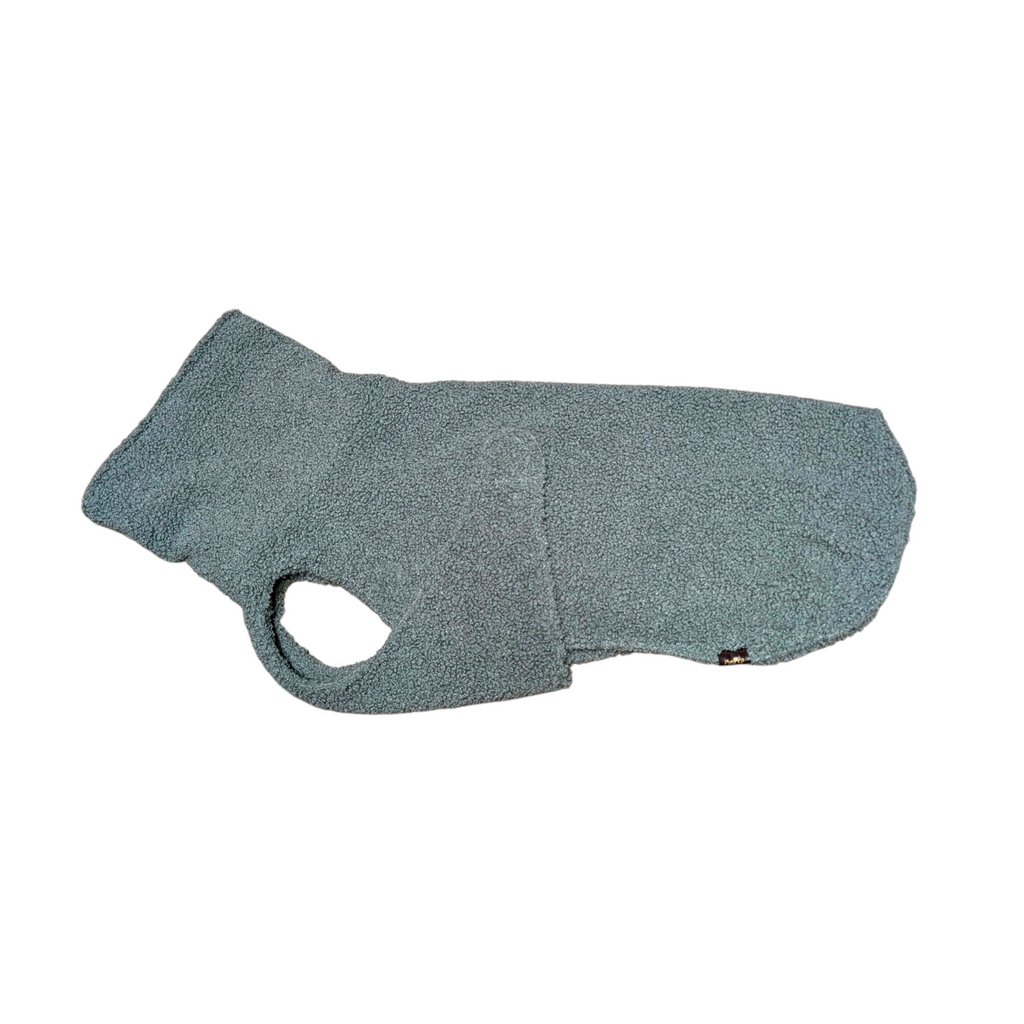 Hundemantel Bouclé salbei