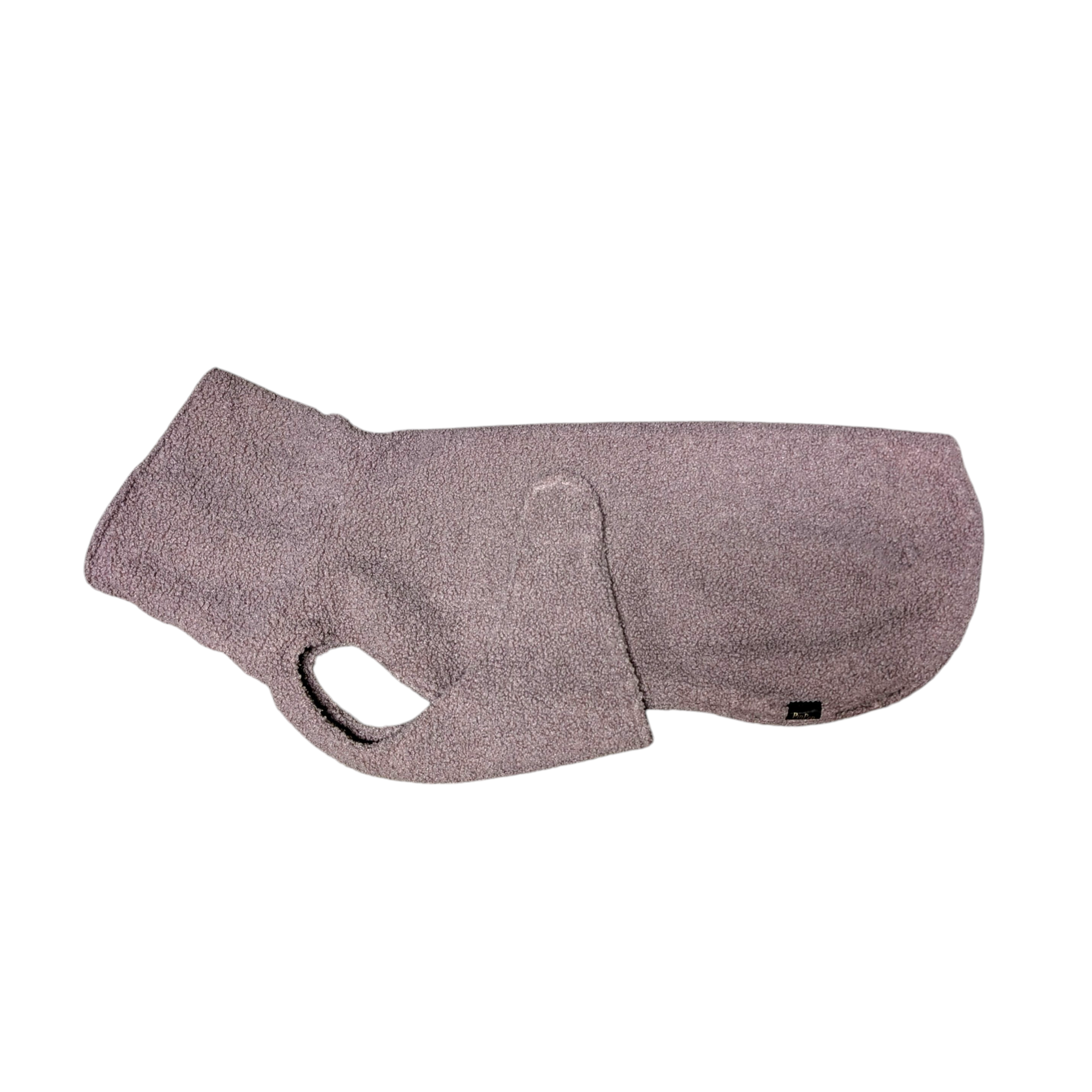 Hundemantel aus Boucle cafe latte