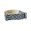 Halsband Zugstopp blau