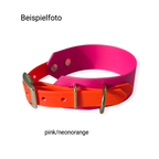 Biothane® Halsband 'Pink orange'