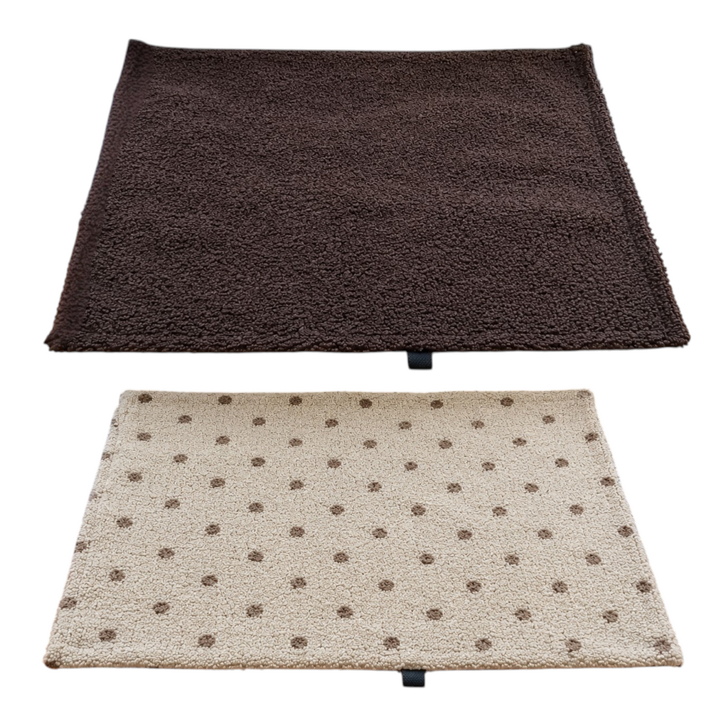 Hundedecke / Wendedecke Bouclé x Teddy Punkte limitiert