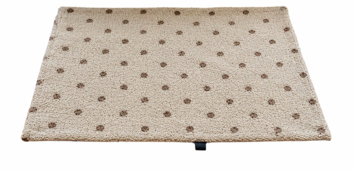 Hundedecke / Wendedecke Bouclé x Teddy Punkte limitiert