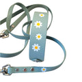 Set Halsband und/oder Leine 'Gänseblümchen', verschiedene Farben