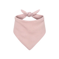 Halstuch Musselin light rose mit silbernen Punkten