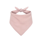 Halstuch Musselin light rose mit silbernen Punkten