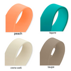 Biothane®Halsband  'Twin' Gestalte selbst, uni oder zweifarbig