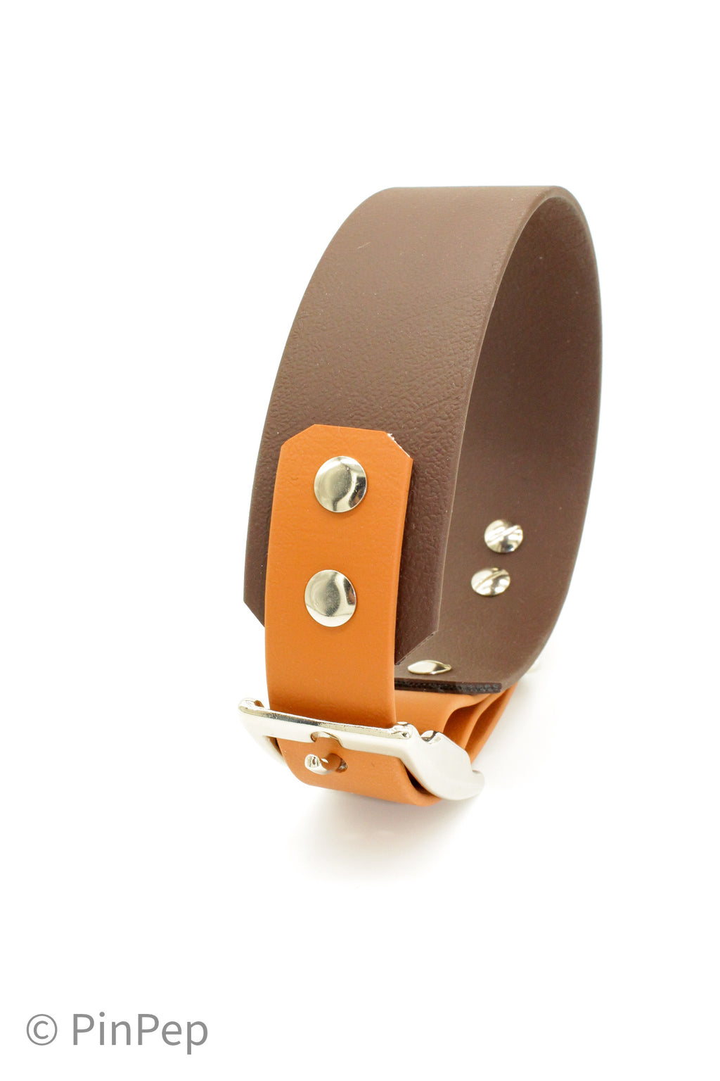 Biothane®Halsband  'Twin' Gestalte selbst, uni oder zweifarbig